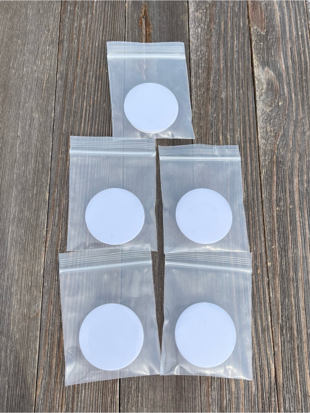 Lot Of 5-PopSockets Collapsible Grip Stand for Phones Tablets White PopSocket
